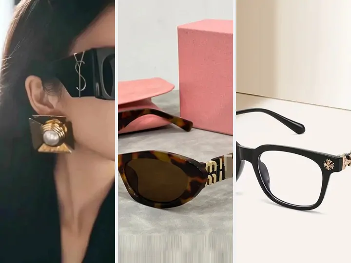 Four eyewear listings from the W2CSpreadsheet catalogue