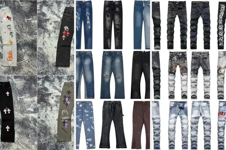 A different four jeans listings from the W2CSpreadsheet catalogue