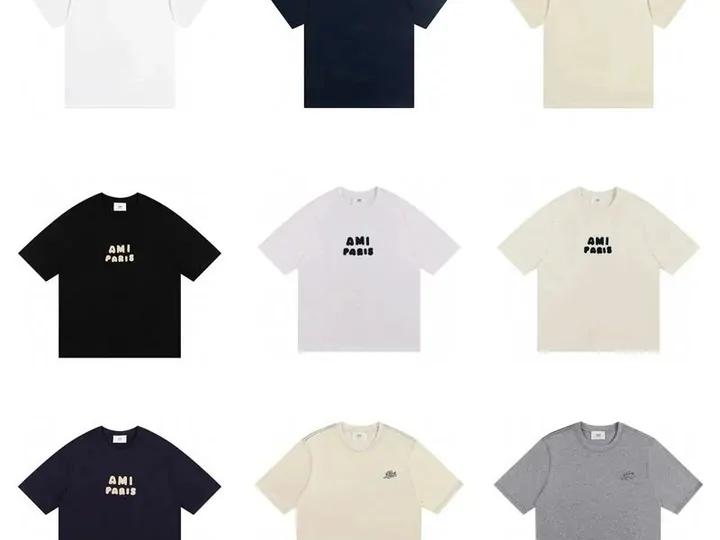 Four t-shirts listings from the W2CSpreadsheet catalogue