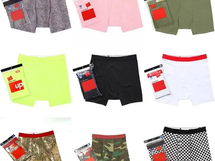 Four underwear listings from the W2CSpreadsheet catalogue